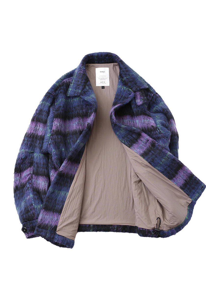 QUOLT クオルト | WOOLY JKT カラー：NAVY-PURPLE