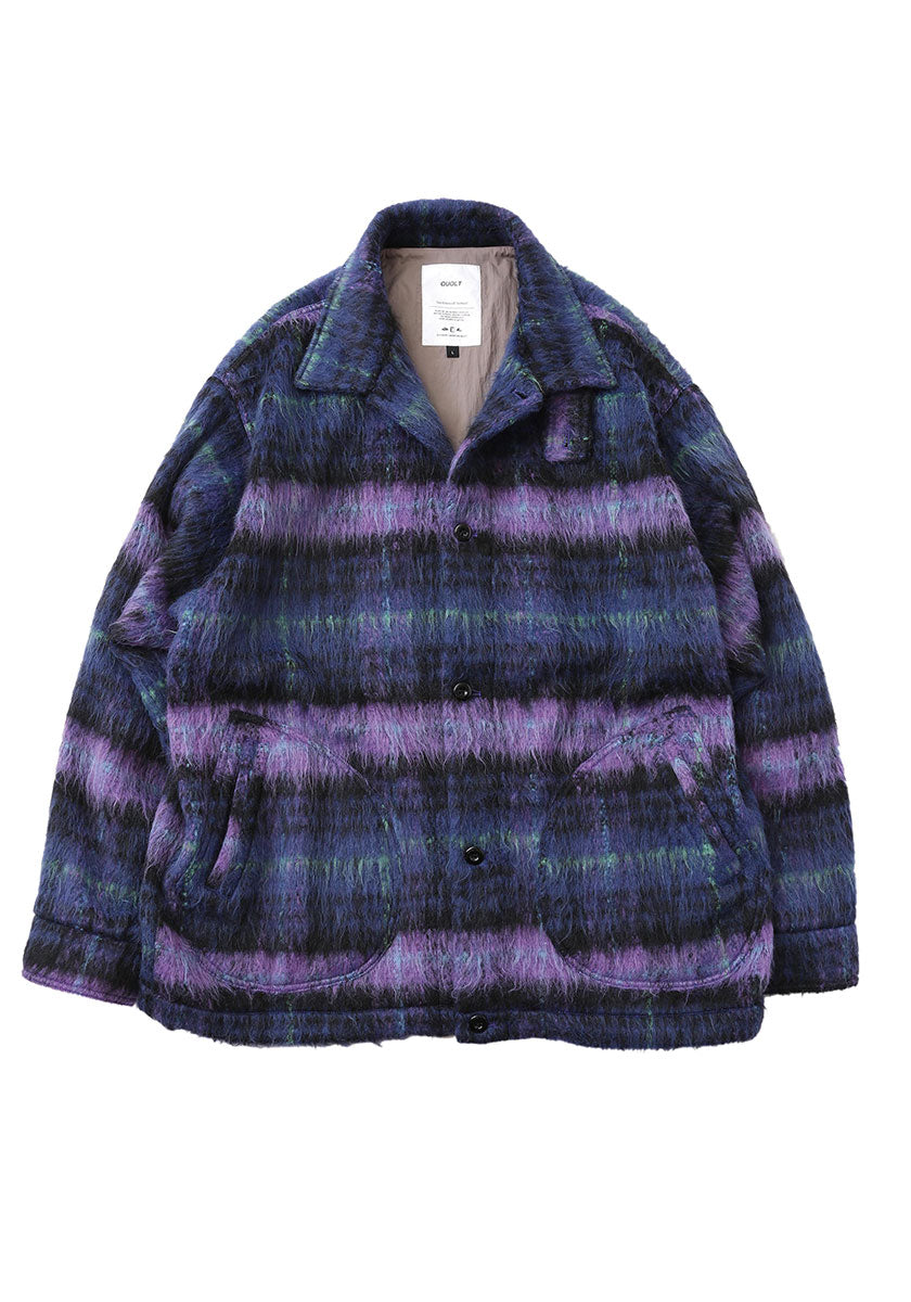 QUOLT クオルト | WOOLY JKT カラー：NAVY-PURPLE