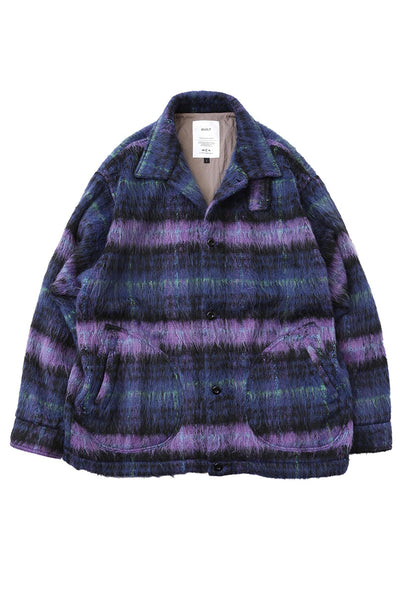QUOLT クオルト | WOOLY JKT カラー：NAVY-PURPLE