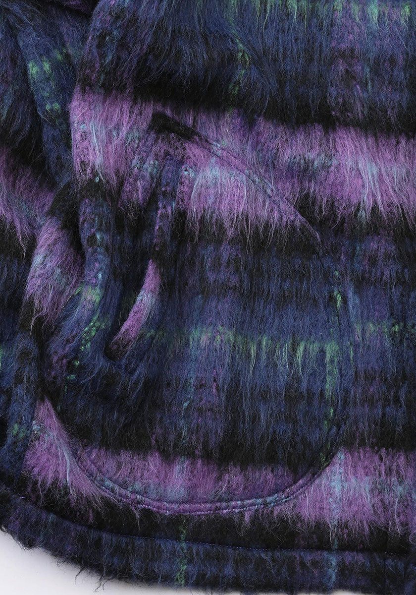 QUOLT クオルト | WOOLY JKT カラー：NAVY-PURPLE