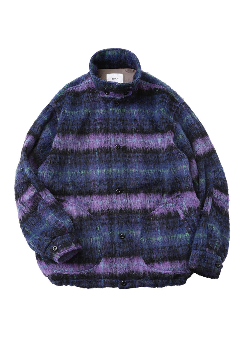 QUOLT クオルト | WOOLY JKT カラー：NAVY-PURPLE