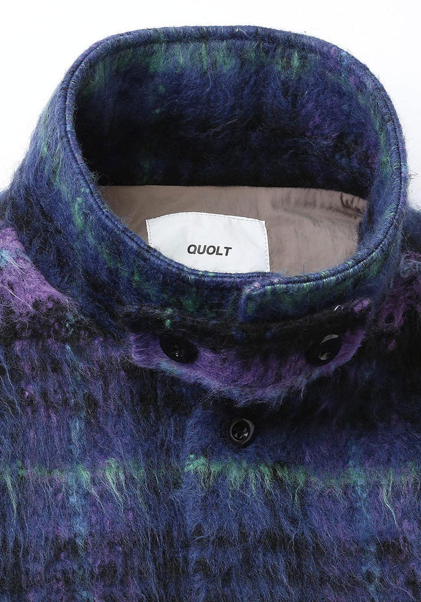 QUOLT クオルト | WOOLY JKT カラー：NAVY-PURPLE
