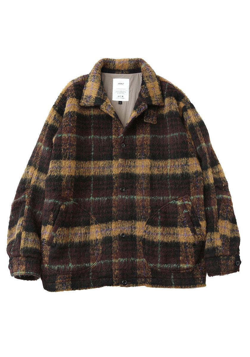 QUOLT クオルト | WOOLY JKT カラー：BROWN-MUSTARD