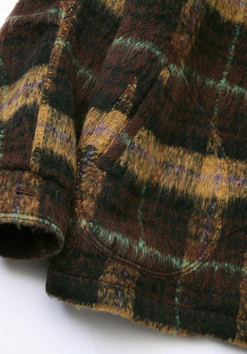 QUOLT クオルト | WOOLY JKT カラー：BROWN-MUSTARD