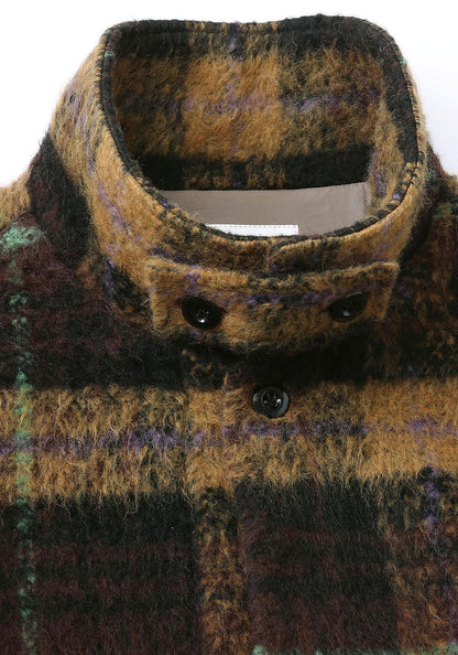 QUOLT クオルト | WOOLY JKT カラー：BROWN-MUSTARD