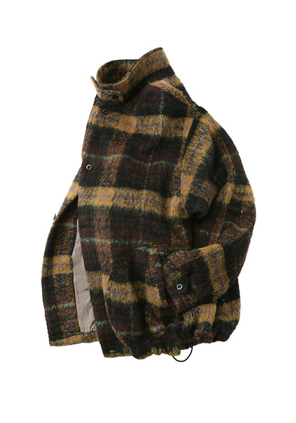 QUOLT クオルト | WOOLY JKT カラー：BROWN-MUSTARD