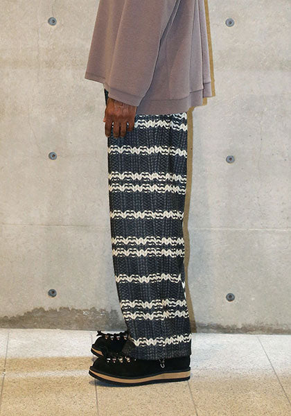 QUOLT クオルト |  FAKE-KNIT PANTS / フェイクニットパンツ