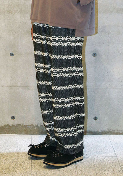 QUOLT クオルト |  FAKE-KNIT PANTS / フェイクニットパンツ
