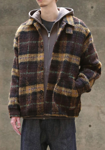 QUOLT クオルト | WOOLY JKT カラー：BROWN-MUSTARD