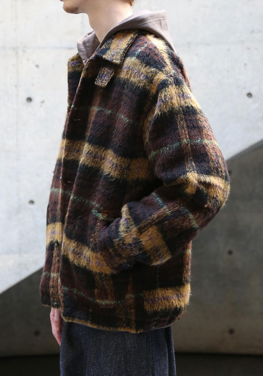 QUOLT クオルト | WOOLY JKT カラー：BROWN-MUSTARD