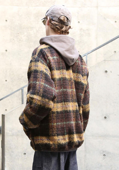 QUOLT クオルト | WOOLY JKT カラー：BROWN-MUSTARD