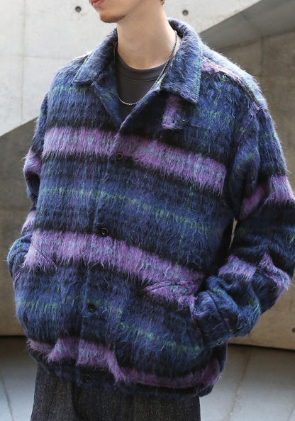 QUOLT クオルト | WOOLY JKT カラー：NAVY-PURPLE