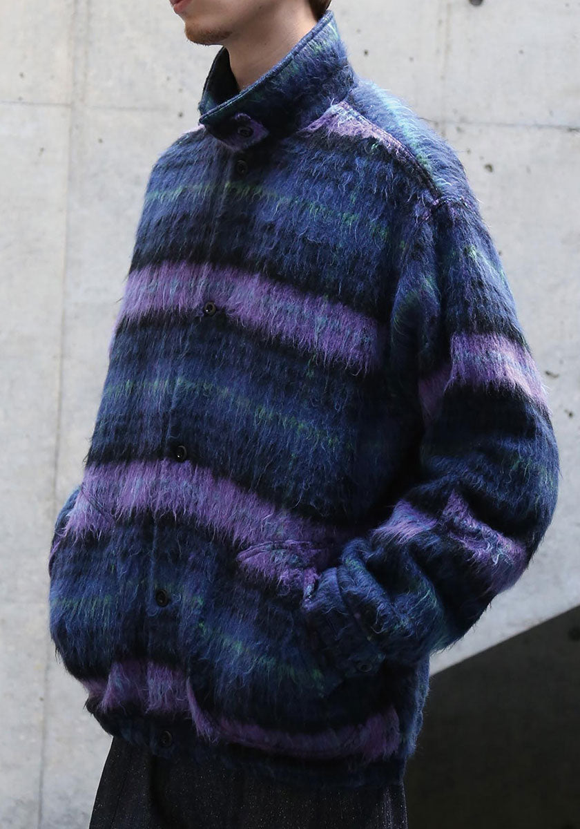 QUOLT クオルト | WOOLY JKT カラー：NAVY-PURPLE