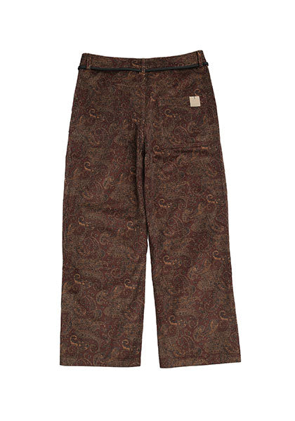 QUOLT クオルト | ADEL PANTS カラー：BOURDEAX RED