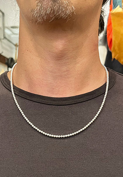 Indian Jewelry (インディアン ジュエリー) SHINY NAVAJO PEARLS NECKLACE ナバホパールネックレス 50cm