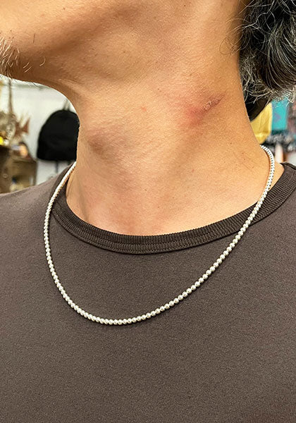 Indian Jewelry (インディアン ジュエリー) SHINY NAVAJO PEARLS NECKLACE ナバホパールネックレス 50cm