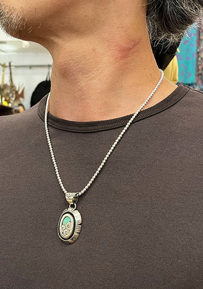 Indian Jewelry (インディアン ジュエリー) SHINY NAVAJO PEARLS NECKLACE ナバホパールネックレス 50cm