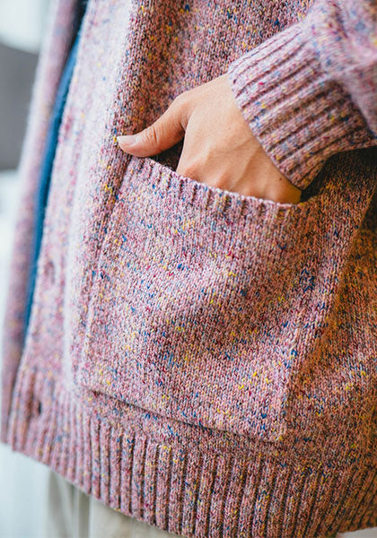 Nasngwam.(ナスングワム) | GRAIN CARDIGAN カラー:PINK