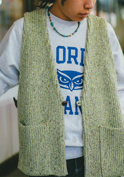 Nasngwam.(ナスングワム) | GRAIN VEST カラー:SAGE GREEN