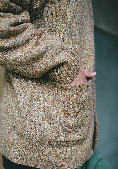 Nasngwam.(ナスングワム) | GRAIN CARDIGAN カラー:BROWN