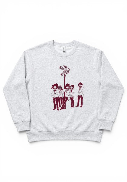 Degarashi x SEEK Ashberry Big Sweatshirt Color: Ash