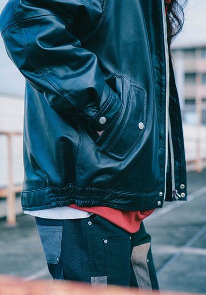 Nasngwam.（ナスングワム）| ATTRACT LEATHER JACKET/レザージャケット