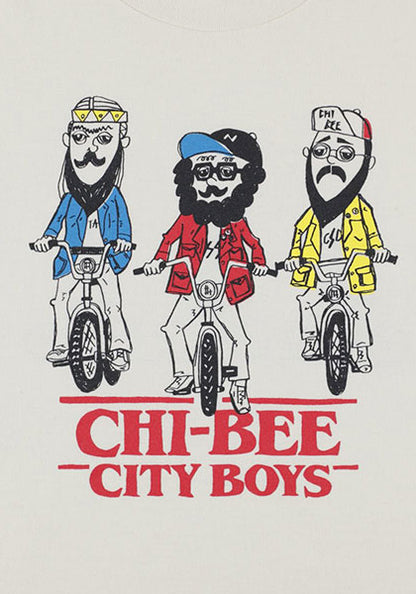 CHI-BEE Off We Ride T カラー：FADED WHITE