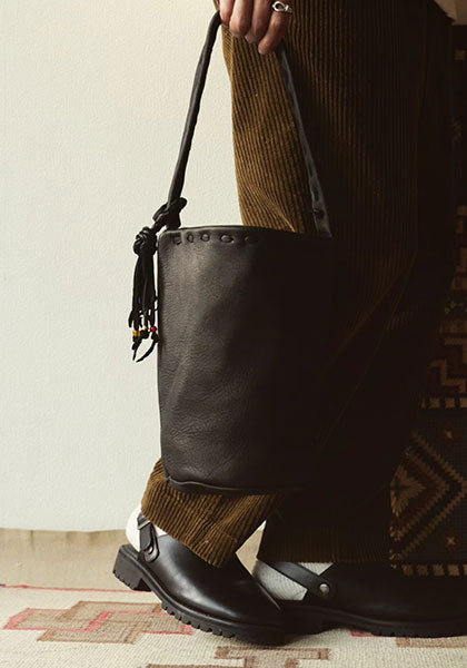 Nasngwam×EARLY MORNING | DEERSKIN ONE HANDLE TOTE / 鹿革バッグ