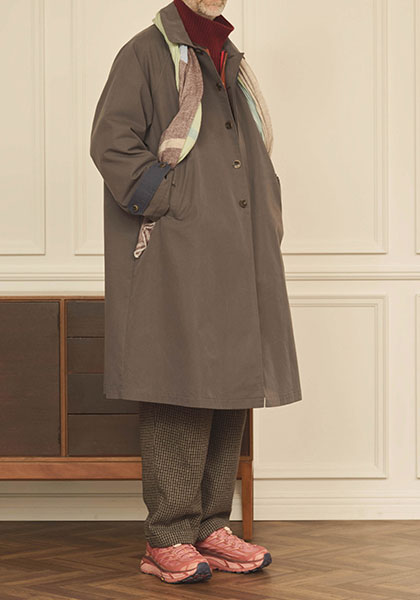 KELEN ケレン | BAL COLLAR COAT / バルカラーコート カラー:CHARCOAL