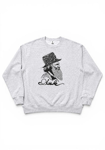 NOVOL×SEEK John Muir Big Sweatshirt Color: Heather Gray