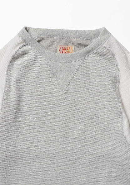 IMPRESTORE インプレストア Honeycomb Thermal Freedom L/S Tee [GRAY×WHITE]