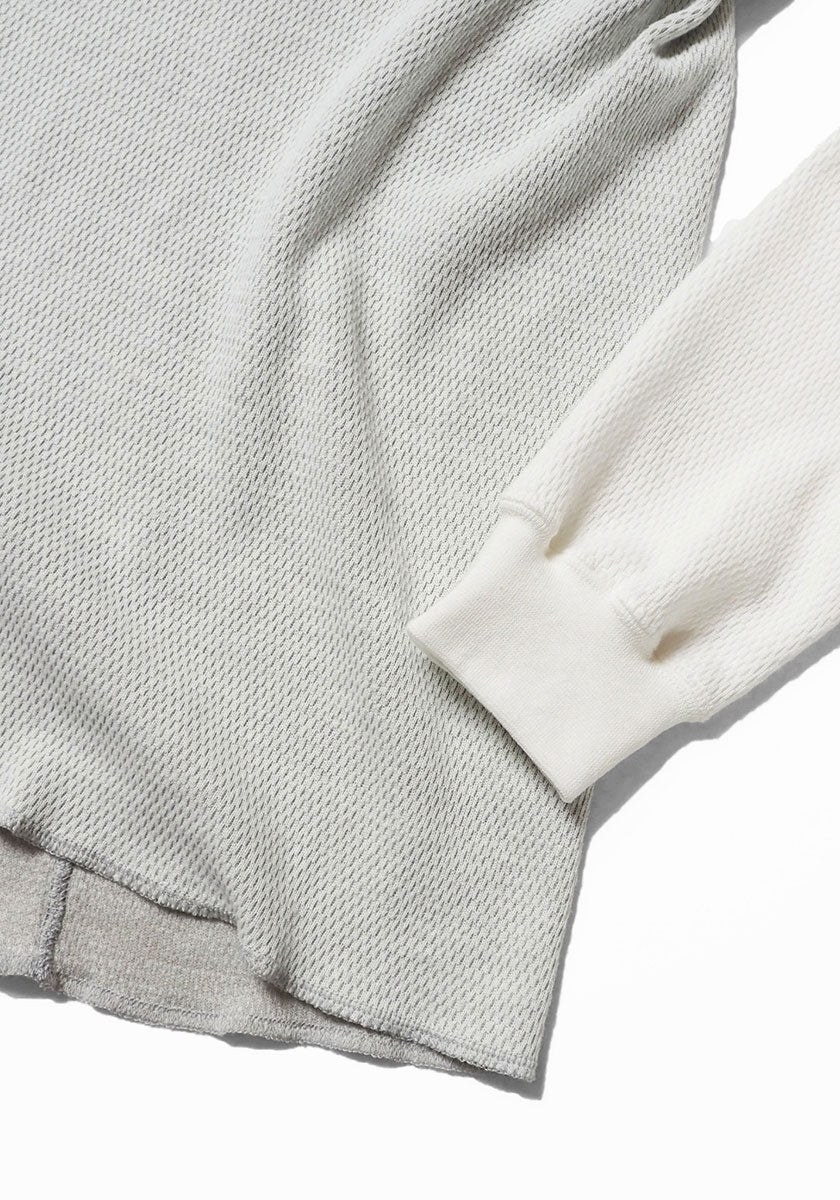 IMPRESTORE インプレストア Honeycomb Thermal Freedom L/S Tee [GRAY×WHITE]