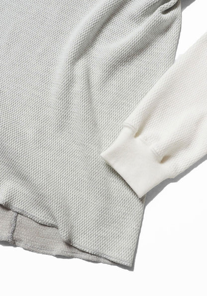 IMPRESTORE インプレストア Honeycomb Thermal Freedom L/S Tee [GRAY×WHITE]