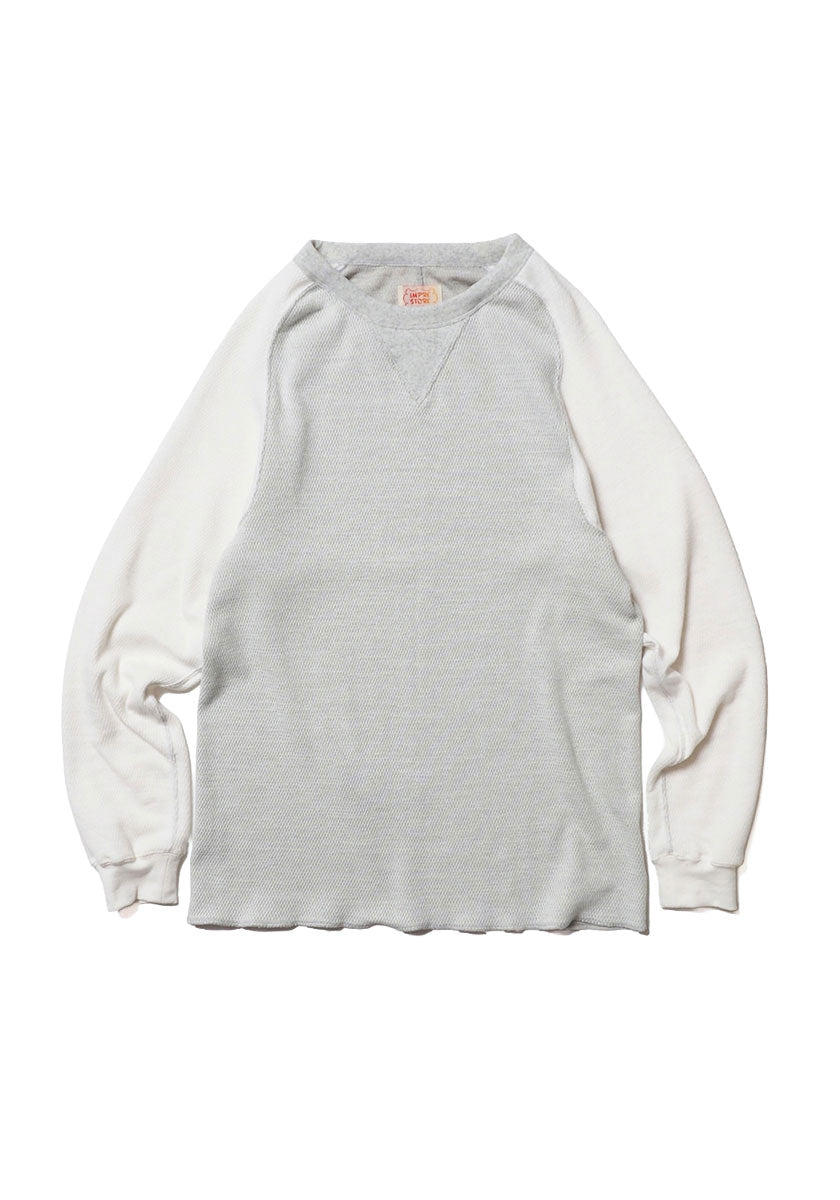 IMPRESTORE インプレストア Honeycomb Thermal Freedom L/S Tee [GRAY×WHITE]