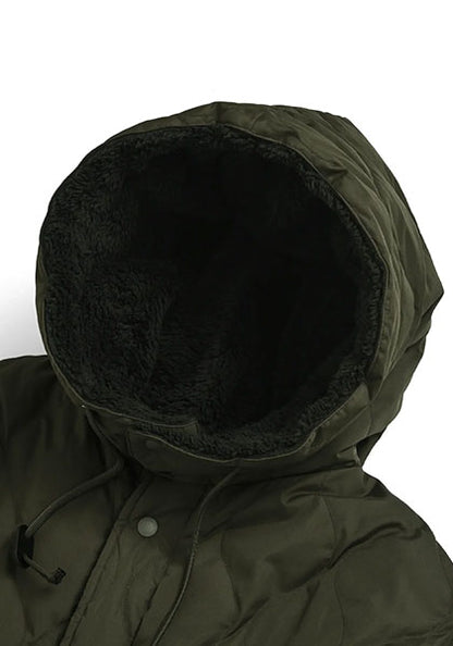 TAION 体温 リバーシブル ダウン×ボア モッズジャケット