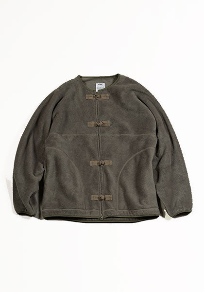 KELEN ケレン | CHAINA FLEECE JACKET / チャイナフリースジャケット カラー:OLIVE