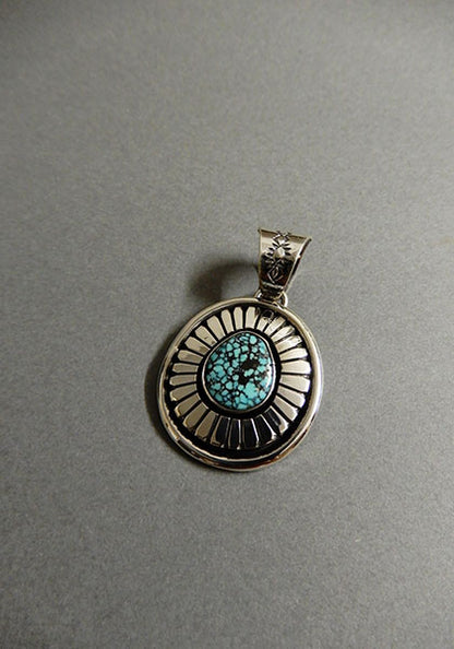 Herman Vandever / ハーマンバンデバー サンバースト Kingman turquoise Pendant Top