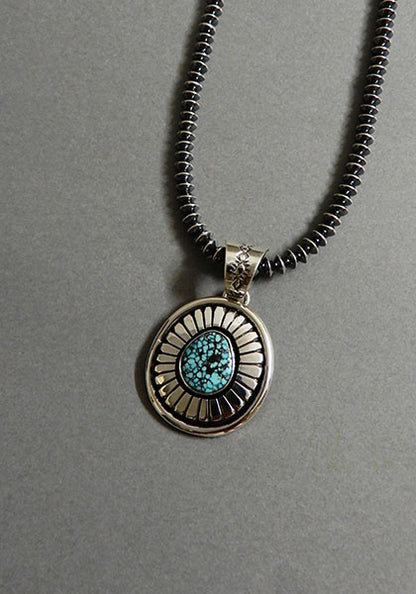 Herman Vandever / ハーマンバンデバー サンバースト Kingman turquoise Pendant Top