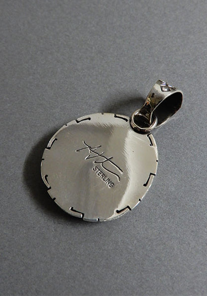 Indian Jewelry (インディアン ジュエリー) ナバホ ターコイズペンダントトップ  イーグル Herman Vandever / ハーマンバンデバー