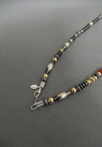 Nasngwam.×Bright "TAOS" 血赤サンゴネックレス 48cm