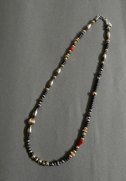 Nasngwam.×Bright "TAOS" 血赤サンゴネックレス 48cm