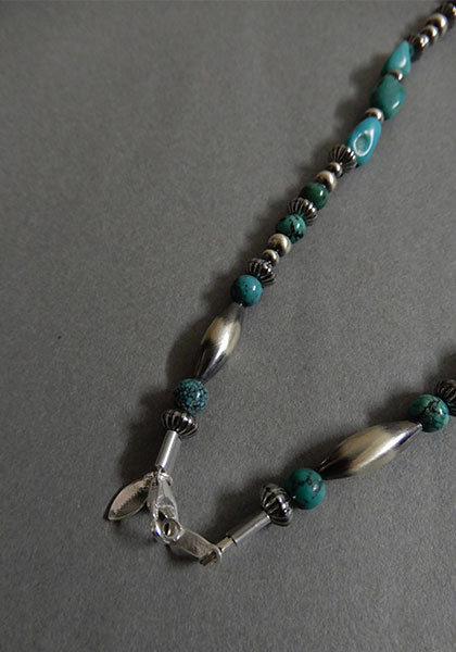 Nasngwam.×Bright "Rio Grande" チェーンネックレス TURQUOISE 48cm