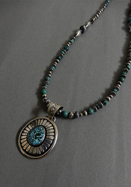 Nasngwam.×Bright "Rio Grande" チェーンネックレス TURQUOISE 48cm