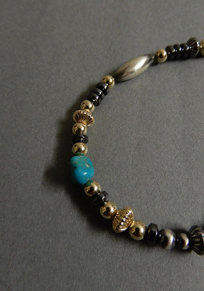 Nasngwam.×Bright TAOS bracelet Turquoise 19cm