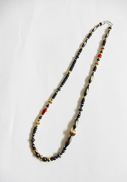 Nasngwam.×Bright "TAOS" 血赤サンゴネックレス 48cm