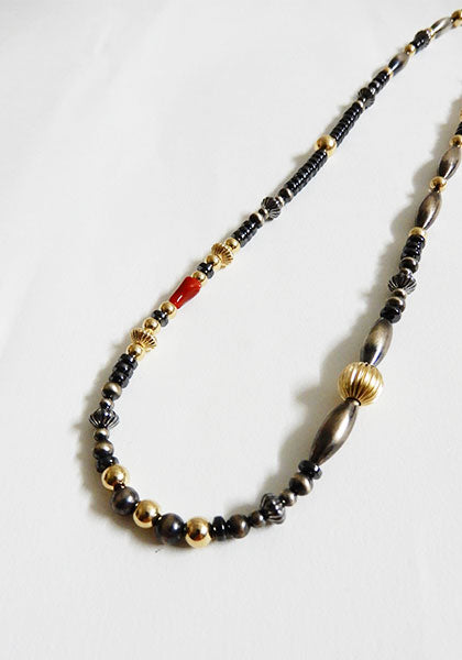 Nasngwam.×Bright "TAOS" 血赤サンゴネックレス 48cm