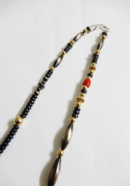 Nasngwam.×Bright "TAOS" 血赤サンゴネックレス 48cm