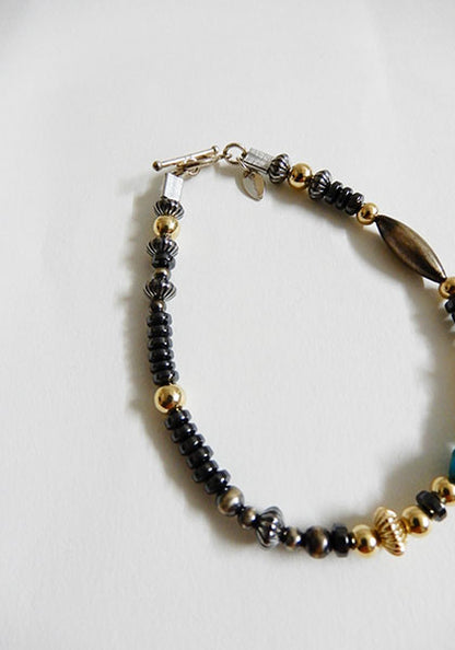 Nasngwam.×Bright TAOS bracelet Turquoise 19cm