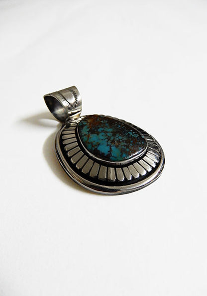 Herman Vandever / ハーマンバンデバー サンバースト Emerald Valley Turquoise Pendant Top