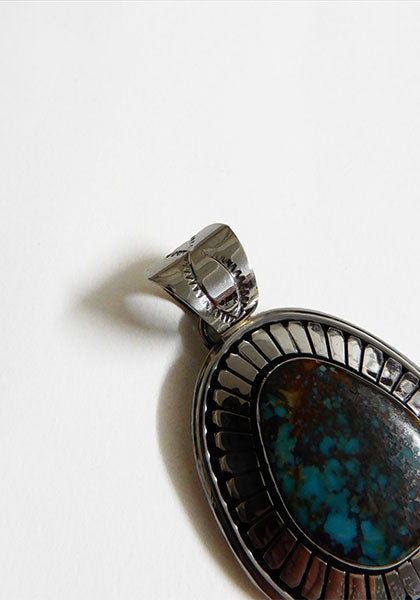 Herman Vandever / ハーマンバンデバー サンバースト Emerald Valley Turquoise Pendant Top
